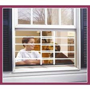 lot 475 image: PRIMELINE TOOLS Window Security Guard, 22-38W.In., White