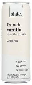 lot 500 image: Set of 18 SLATE French Vanilla Milk, 11 fo Protein Drinks- exp 29apr 24