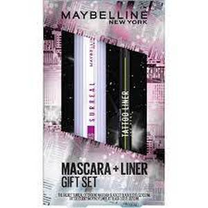 lot 528 image: Maybelline Gift Set The Falsies Surreal Mascara & Tattoo Studio Eyeliner