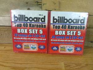 lot 277 image: Set of 2 Party Tyme Karaoke Billboard Top 40 Karaoke, Vol. 5