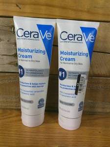 lot 539 image: Set of 2 CeraVe Moisturizing Face & Body Cream for Normal to Dry Skin - 8 fl oz