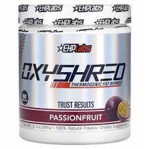 lot 552 image: EHPlabs, OxyShred, Thermogenic Fat Burner, Passionfruit,10.16 oz (288 g)BB Nov 1 25