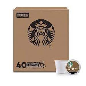 lot 561 image: Starbucks Medium Roast K-Cup Coffee Pods- Pike Place For Keurig Brewers -1 Box (40 Pods)-BB Jan 10 24