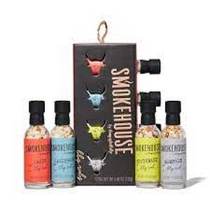 lot 564 image: Thoughtfully Smokehouse Gift Set, Cajun, Caribbean, Southwest & Memphis BBQ Rub