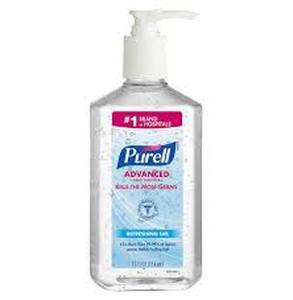 lot 568 image: Case (10) of Purell Advanced Hand Sanitizer Refreshing Gel 10 Fluid Ounce (Pack of 3)