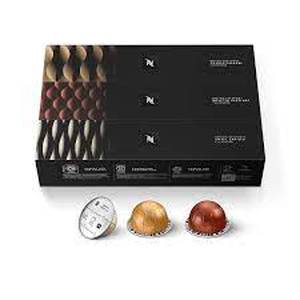lot 569 image: 3 Pack Nespresso Capsules Vertuo, Barista Flavored Pack, Medium Roast Coffee, 30 Count Coffee Pods, Brews 7.77 fl. oz-exp 7 31 24