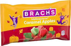 lot 571 image: Set of 3 Caramel Apple Mellowcreme Candy (2 Packs)-9oz-Exp 4 30 24