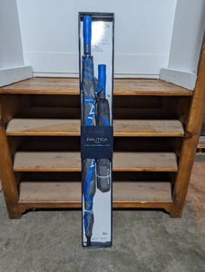 lot 317 image: Nautica 2-Pack Golf Umbrella Set, TealNavyWhite