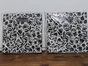 lot 492 image: 2 Pack - 13 x 13 Fabric Bin - Brightroom - 2 Pack