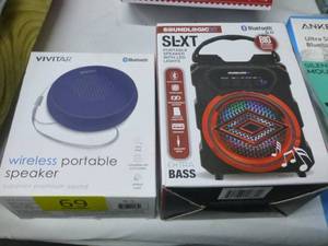 Portable bluetooth speakers
