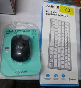 New bluetooth keyboard, wireless mouse, attache case