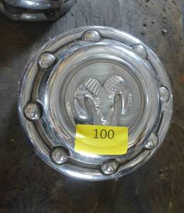 Three 8 bolt Dodge Ram hub caps