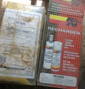 7 ft OVERSIZE LOAD Banner, filter cleaner