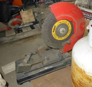 Dewalt chop saw - works