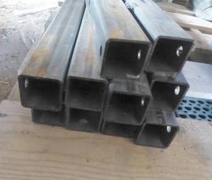 Qty 10 - 36 inch 2x2 with 14 inch wall steel square tubing