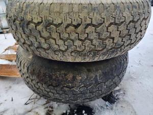 2 Chevy 6x6.5 15 inch wheels