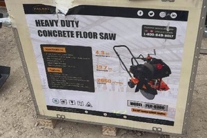 New Paladin Heavy Duty Concrete Flooor Saw 6.5hp - Reserve $600