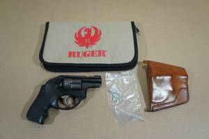 Ruger LCR .38 Spl P Revolver with Holster and Case - Trijicon Sight