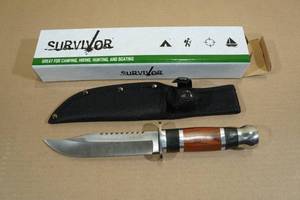 Survivor Camping Knife with Sheath