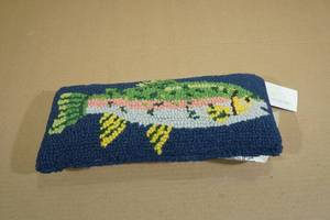Peking Handcrafted 12 Trout Pillow