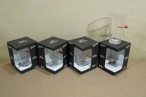 Lucky Shot Pint Glasses with Embedded Bullets