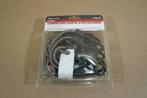 6-Piece Camo Elastic Stretch Cords