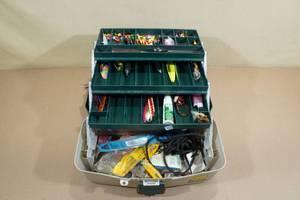 Plano Tackle Box with Assorted Tackle