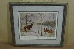 Les C Kouba Framed Print First Snow