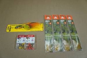 Assorted Tackle - Aberdeen Hooks, Jigs, Muskie Lure