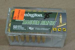 35 Remington Premier Magnum .17 HMR 17 Gr Accutip-V BT Ammo