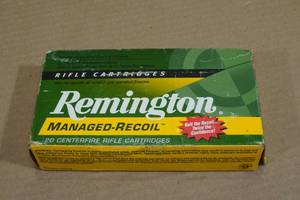 20 Remington Managed Recoil .308 Win 125 Gr PSP Ammo