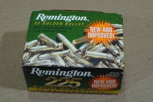 225 Remington 22 Golden Bullet .22 LR 36 Gr HP Ammo