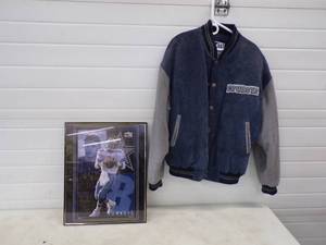 XL Cowboys Jacket and Troy Aikman Framed Print