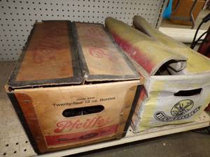 2 Cases of Vintage Beer Bottles Perfect for the Man Cave