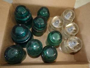 Vintage Glass Insulators
