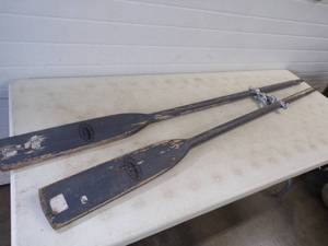 Pair of boat oars