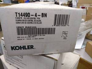 Kohler� T14490-4-BN K-T14490-4 Purist� Volume Control Valve Trim, Vibrant� Brushed Nickel