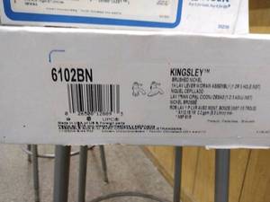 MOEN KINGSLEY LAV FAUCET BRUSHED NICKEL