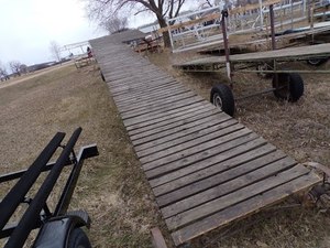 32 Steel Roll in Dock with Patio and Shore Wheels