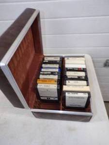 17 - 8 Track Tapes with Case