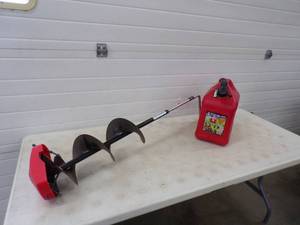 5 Gallon Gas Can and 7 Ice Auger