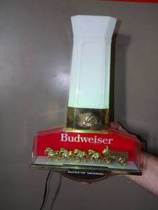 Vintage Flashing Budweiser Beer Sign Tested and Works