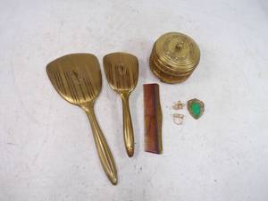 Vintage Dresser Set with Music Box Power Kit