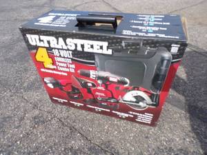 18 Volt Cordless Power Tool Set Still in Box with case