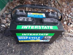 Interstate Deep Cycle Battery Consignor states test good