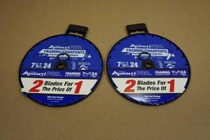 lot 19 image: 4 7.25 FramingConstruction Saw Blades