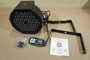 lot 31 image: 2 LED Indoor Party Lights with DMX Control Sound Activated