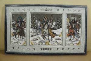 lot 50 image: Authentic Navajo Sandpainting