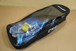 lot 179 image: Cressi Adult Palau Fin Snorkel Set -Fin Size SM, Blue
