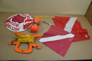 lot 201 image: Assorted Diving Accessories